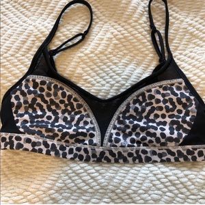 Leopard lululemon sports bra